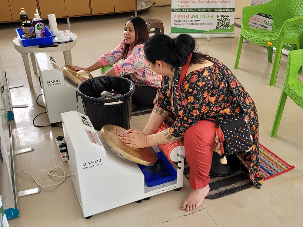 Kansa Thali Ayurvedic Wellness Massager