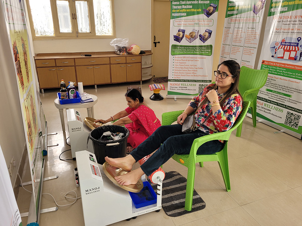 Kansa Thali Ayurvedic Wellness Massager