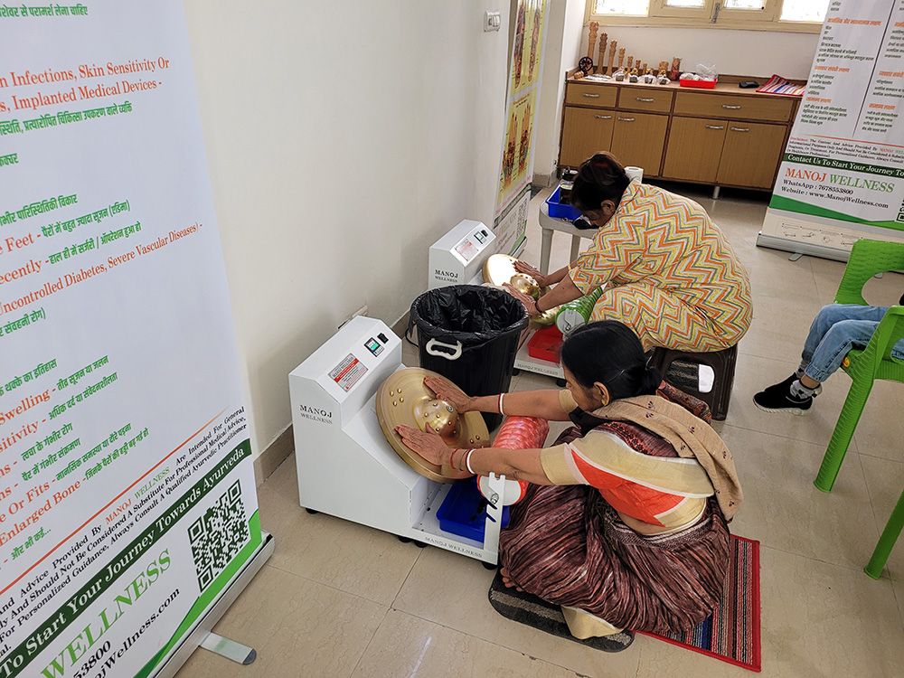 Kansa Thali Ayurvedic Wellness Massager