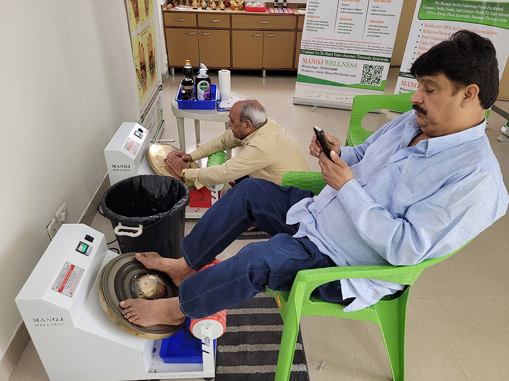 Kansa Thali Ayurvedic Wellness Massager